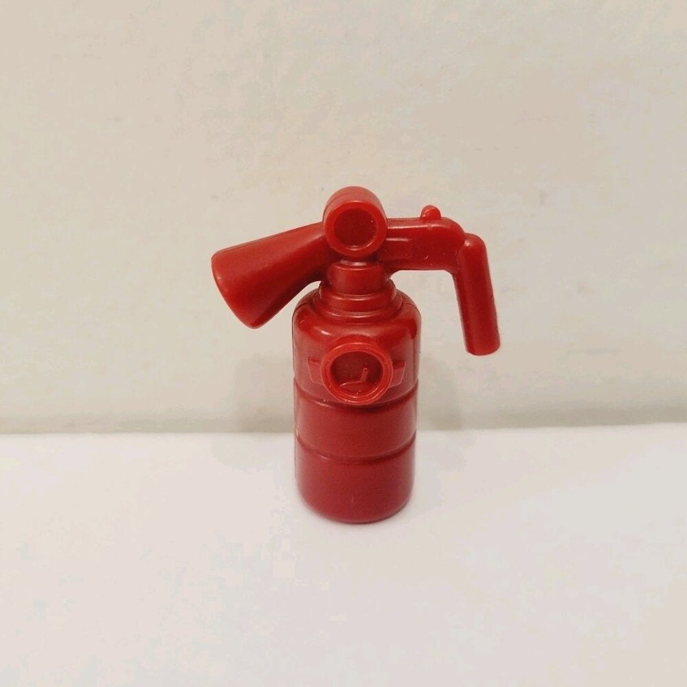 Mini Fisher Price Imaginext Red Fire Extinguisher PVC Cake Topper